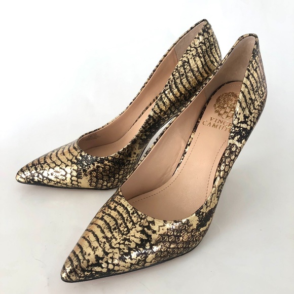 Vince Camuto Kain Snake Pointed Toe Heel - Picture 1 of 8